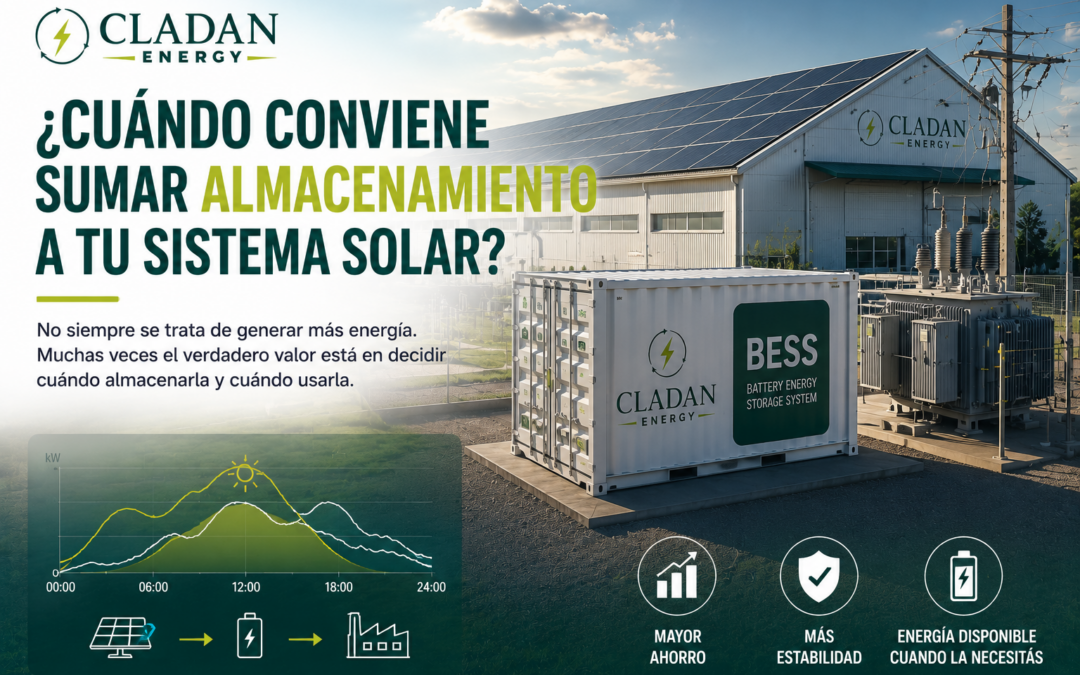 ¿Cuándo conviene sumar almacenamiento a un sistema solar?